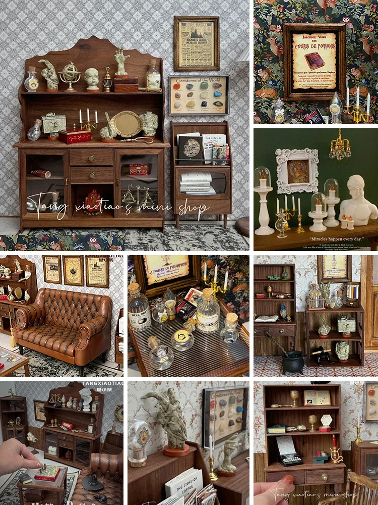 Home Decor Za - Rumah Boneka Dekorasi Retro Properti Rumah