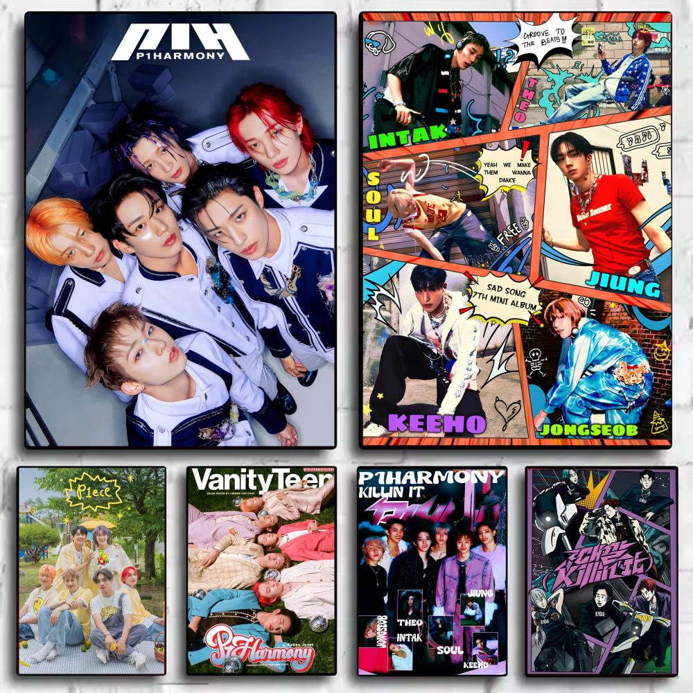 Home Decor Magazine - Pop KPOP P_P1Harmony Majalah Poster Dekoratif