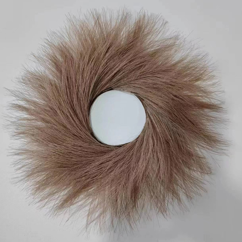 Pampas Grass Decor - Karangan bunga buluh buatan gantungan pintu