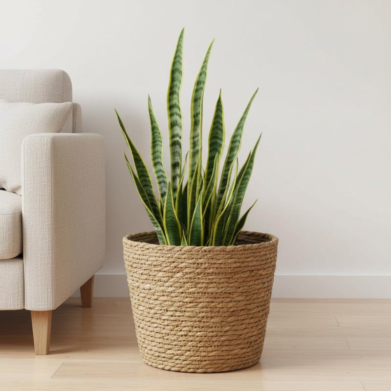 Keranjang Rotan Pot Bunga Pena - Rattan Plant Basket ulasan dan harga
