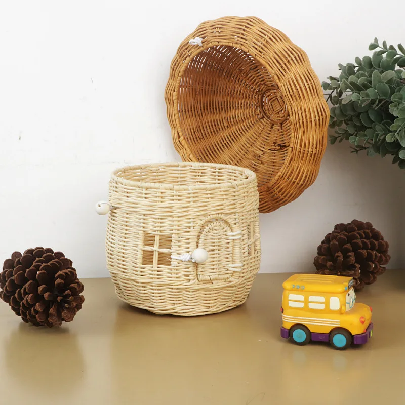 Keranjang Piknik Luar Ruangan  - Rattan Plant Basket ulasan dan harga