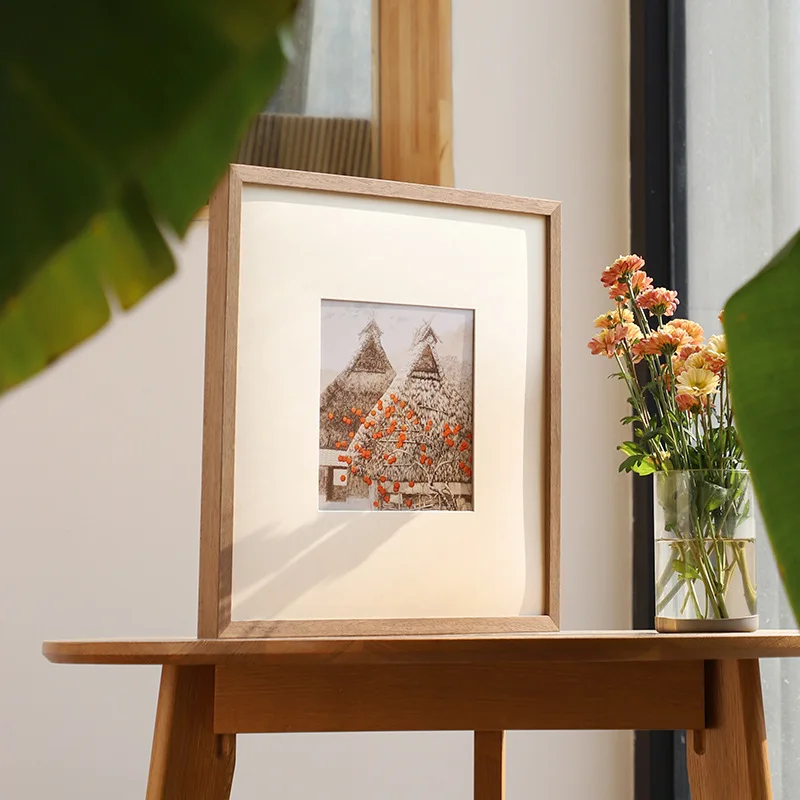 Bingkai Foto Kayu Solid Berkua - Bamboo Photo Frame ulasan dan harga