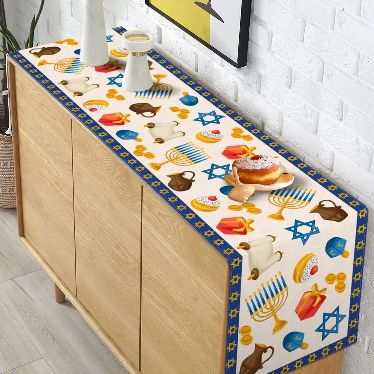 Taplak Meja Linen untuk Pesta  - Linen Table Runner ulasan dan harga