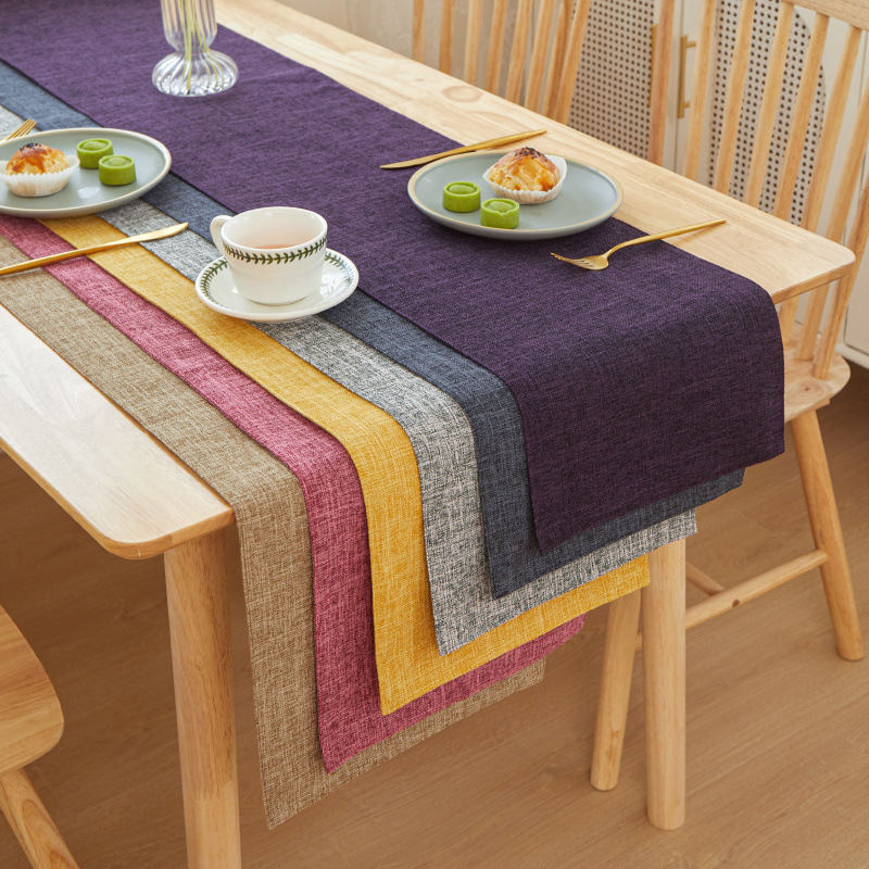 Aksesori Dekorasi Meja Makan K - Linen Table Runner ulasan dan harga