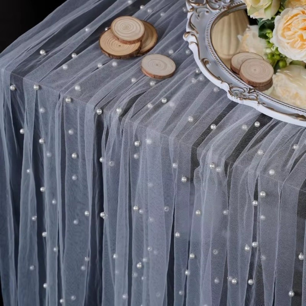 Taplak Meja Pernikahan Mewah S - Linen Table Runner ulasan dan harga