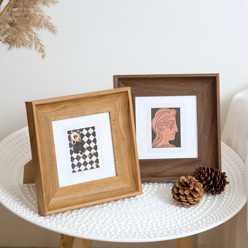 Bingkai Foto Persegi Minimalis - Bamboo Photo Frame ulasan dan harga