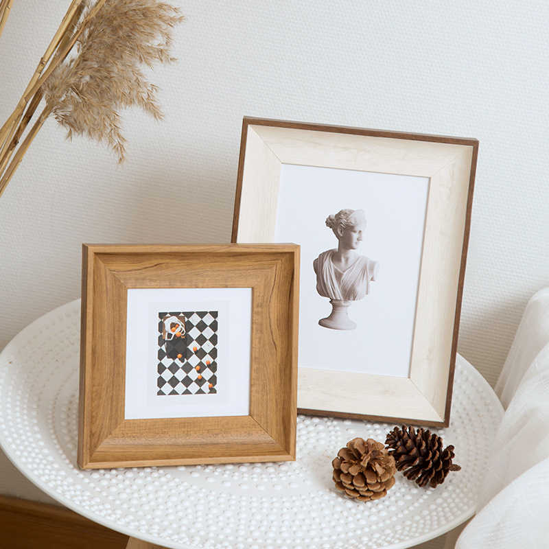 Bingkai Foto Persegi Minimalis - Bamboo Photo Frame ulasan dan harga