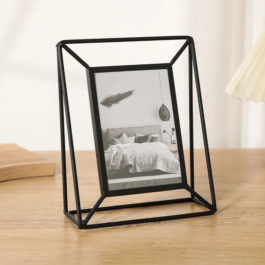 Bingkai Foto Logam Berbentuk P - Bamboo Photo Frame ulasan dan harga