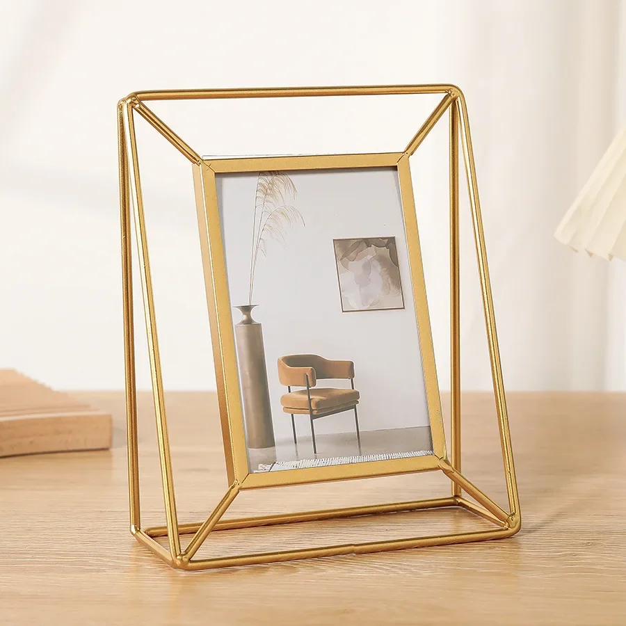Bingkai Foto Logam Berbentuk P - Bamboo Photo Frame ulasan dan harga