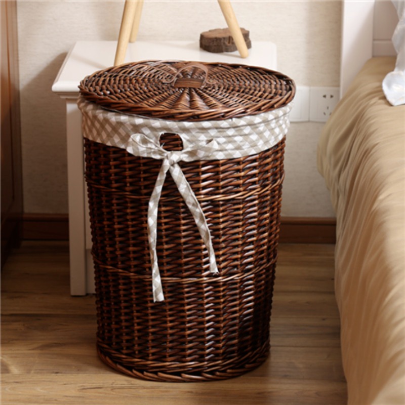 Keranjang Pakaian Kotor Anyama - Rattan Plant Basket ulasan dan harga