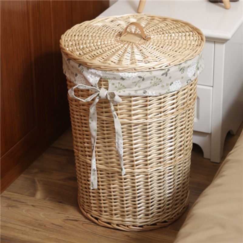 Keranjang Pakaian Kotor Anyama - Rattan Plant Basket ulasan dan harga