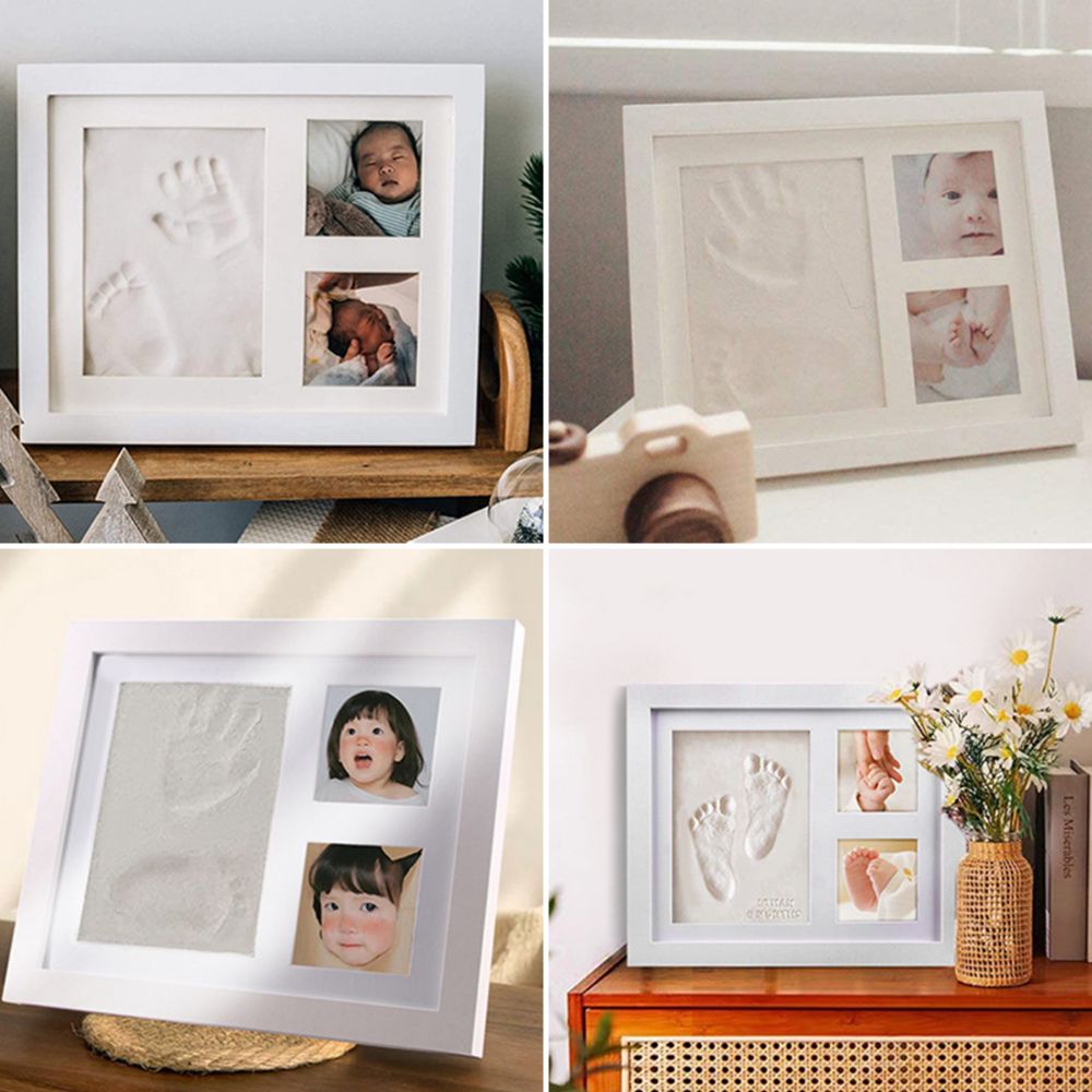 Kit Cetakan Jejak Tangan dan K - Bamboo Photo Frame ulasan dan harga