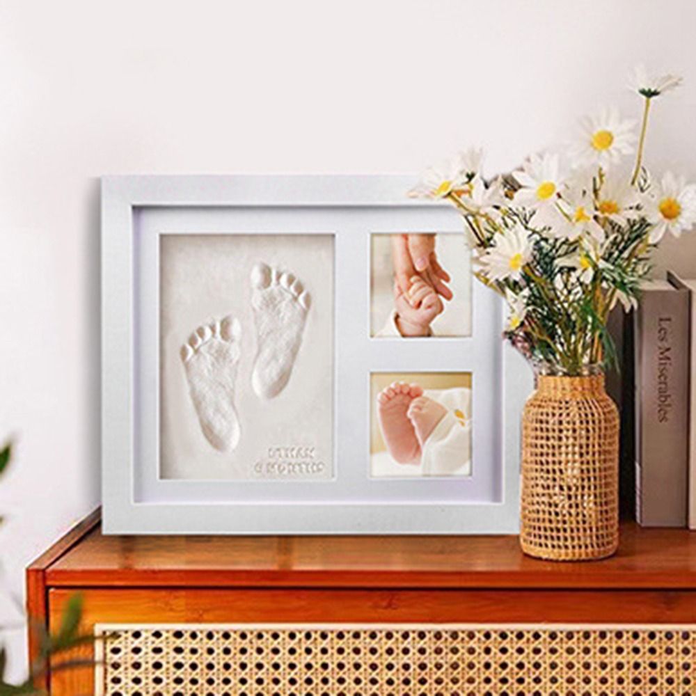Kit Cetakan Jejak Tangan dan K - Bamboo Photo Frame ulasan dan harga