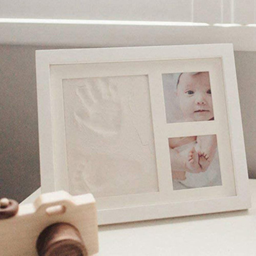 Kit Cetakan Jejak Tangan dan K - Bamboo Photo Frame ulasan dan harga