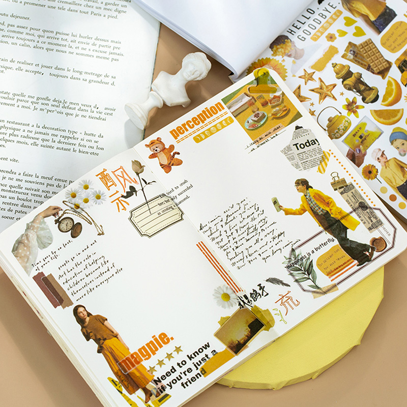 Yoofun 50 Lembar Buku Stiker M - Home Decor Magazine ulasan dan harga