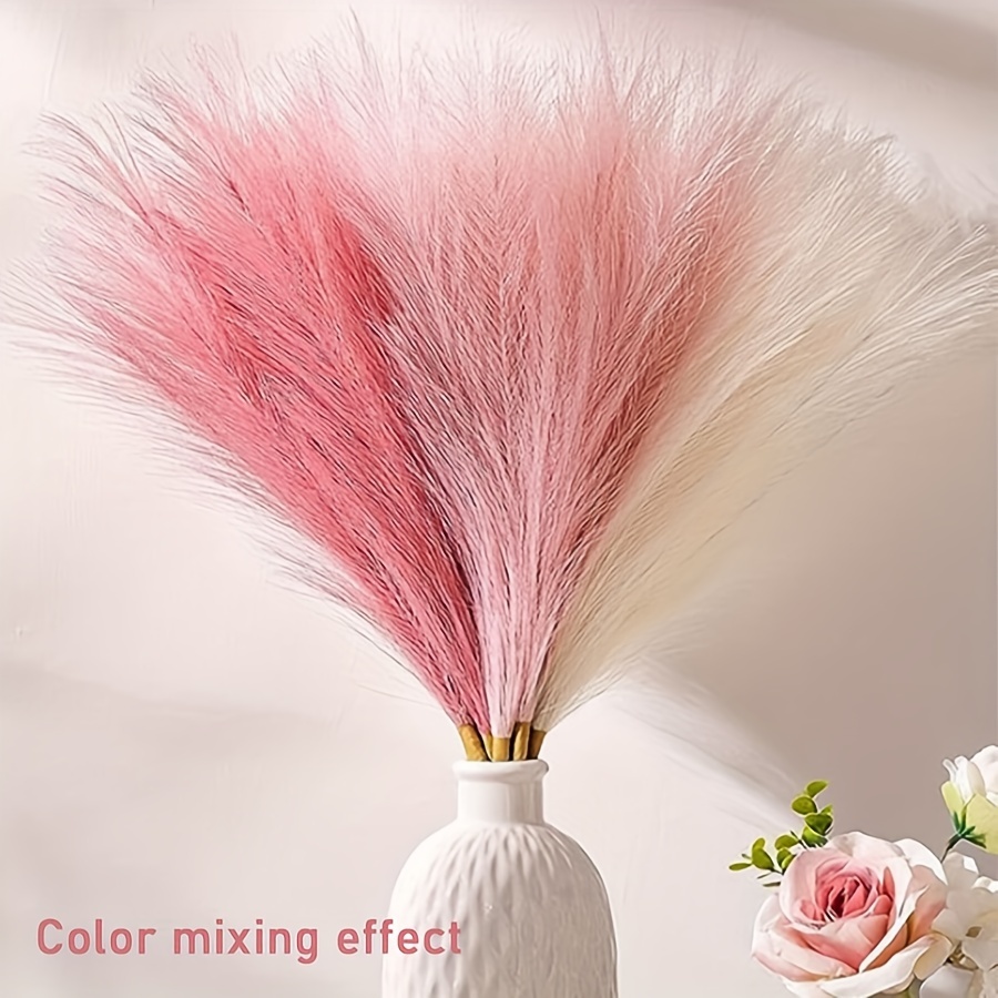 10 BH simulasi rumput Pampas b - Pampas Grass Decor ulasan dan harga