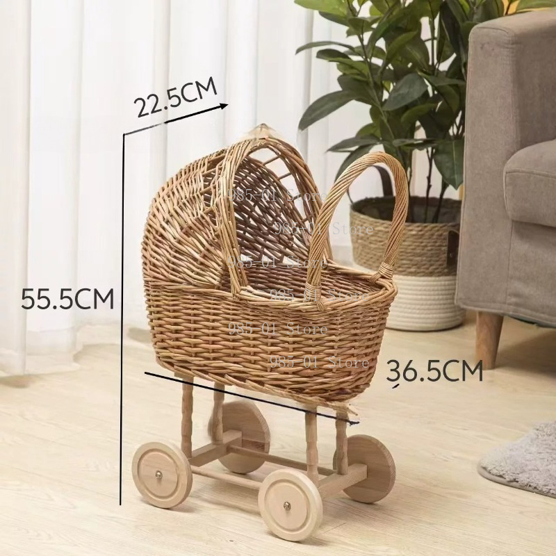 Keranjang anyaman rotan multif - Rattan Plant Basket ulasan dan harga