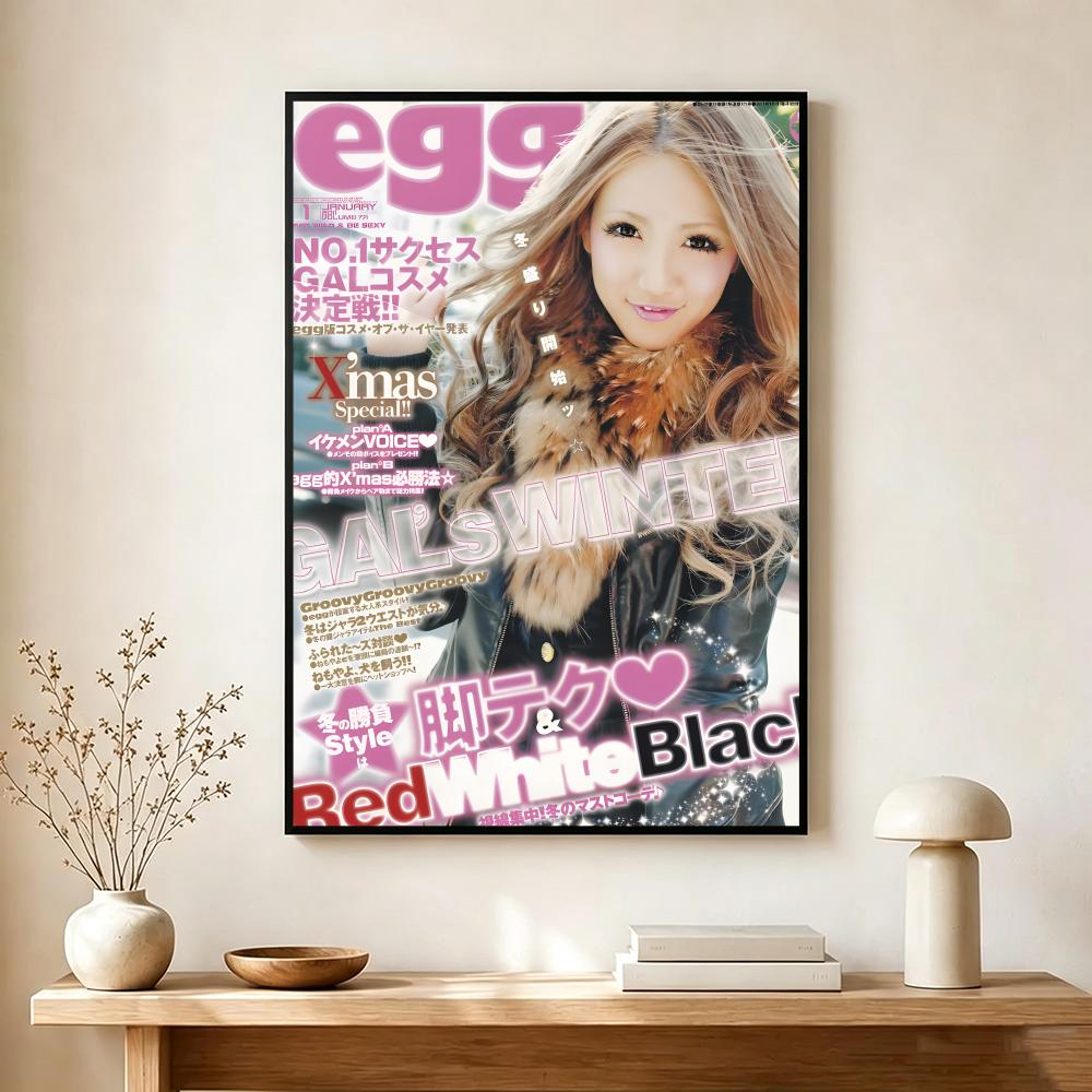 majalah gaya gyaru, poster EGG - Home Decor Magazine ulasan dan harga