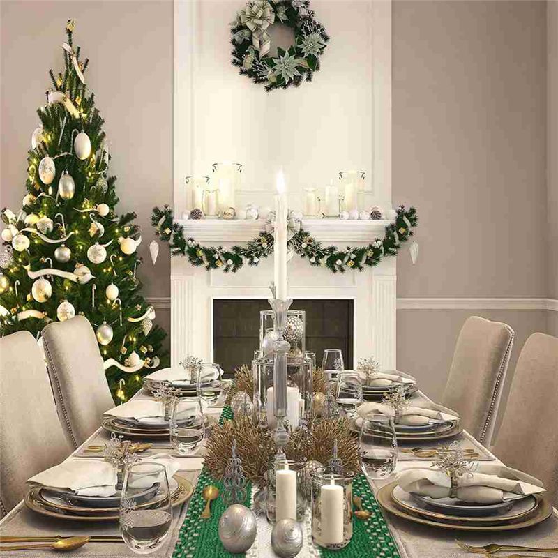 Taplak Meja DT15 Boho Farmhous - Linen Table Runner ulasan dan harga