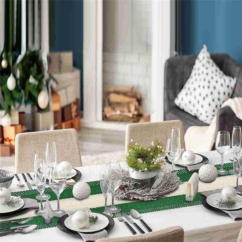 Taplak Meja DT15 Boho Farmhous - Linen Table Runner ulasan dan harga