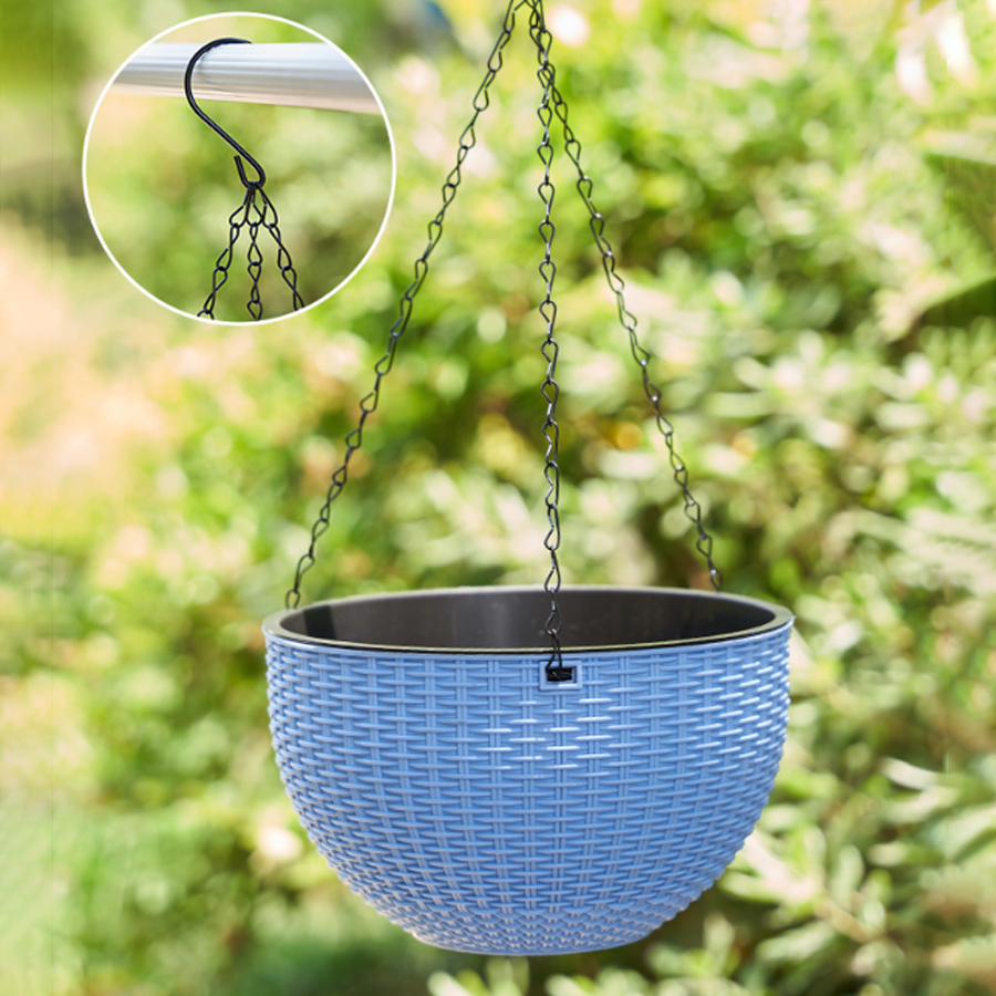Pot Gantung Dalam Ruangan Gaya - Rattan Plant Basket ulasan dan harga
