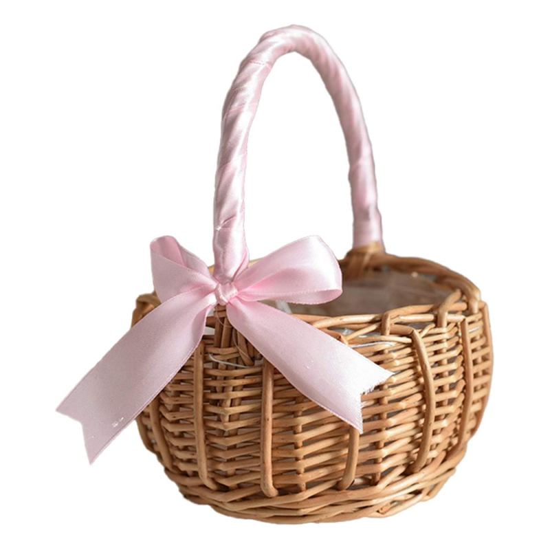 Rak penyimpanan buatan tangan, - Rattan Plant Basket ulasan dan harga