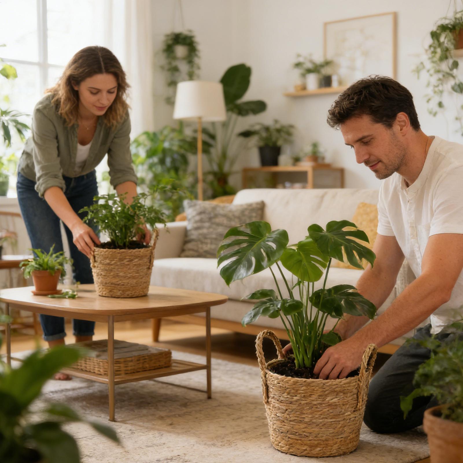 Keranjang Tanaman Jerami Pot B - Rattan Plant Basket ulasan dan harga